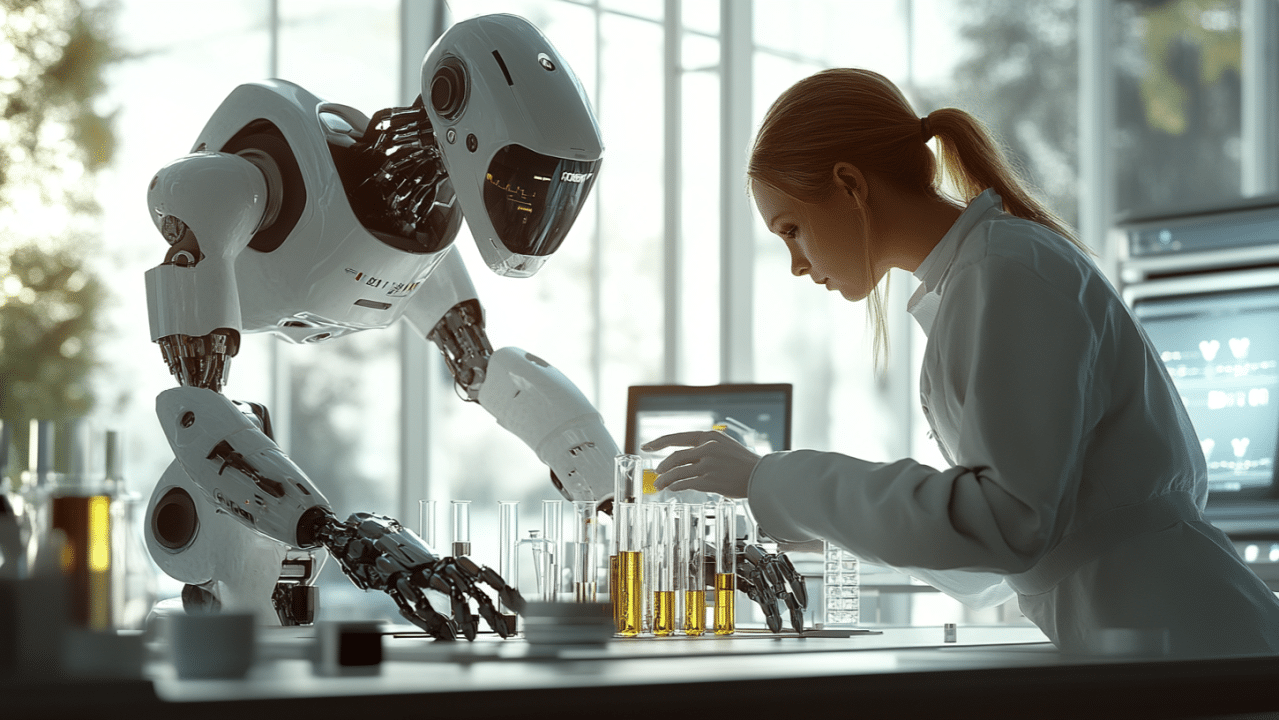 A Revolução da Automação Robótica e IA nos Laboratórios Científicos